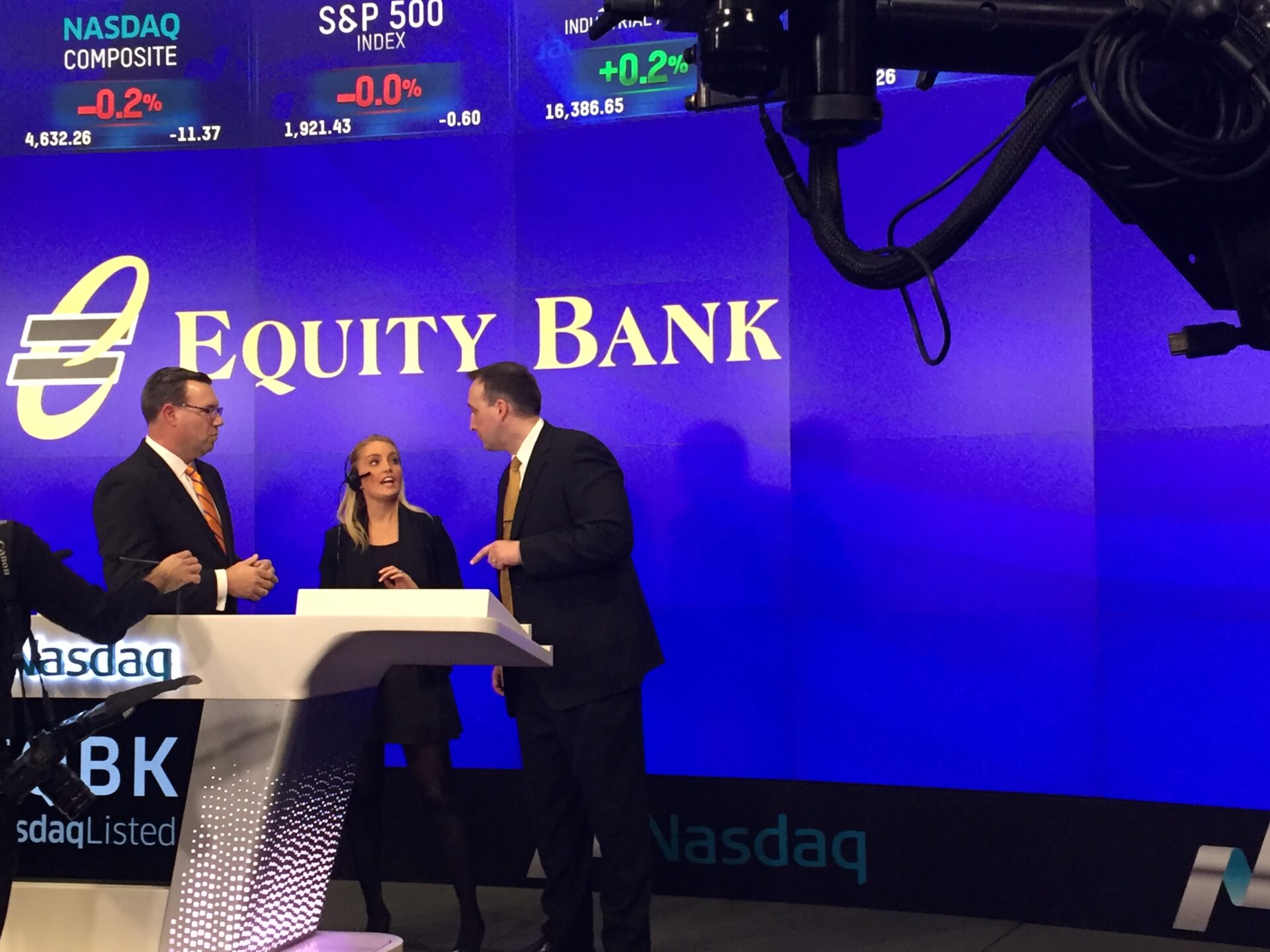 john at work at nasdaq marketsite